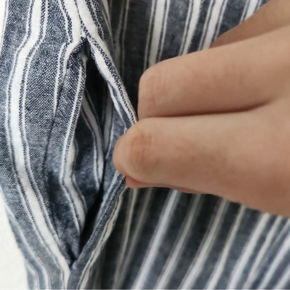 Iris Linen Pants - Striped - Picture 6 of 7